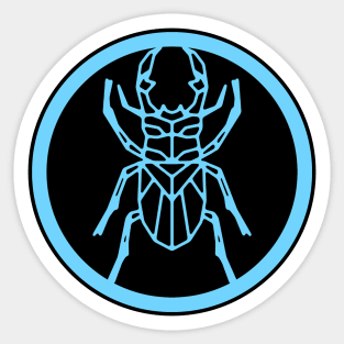 Stag Buster Coin Sticker